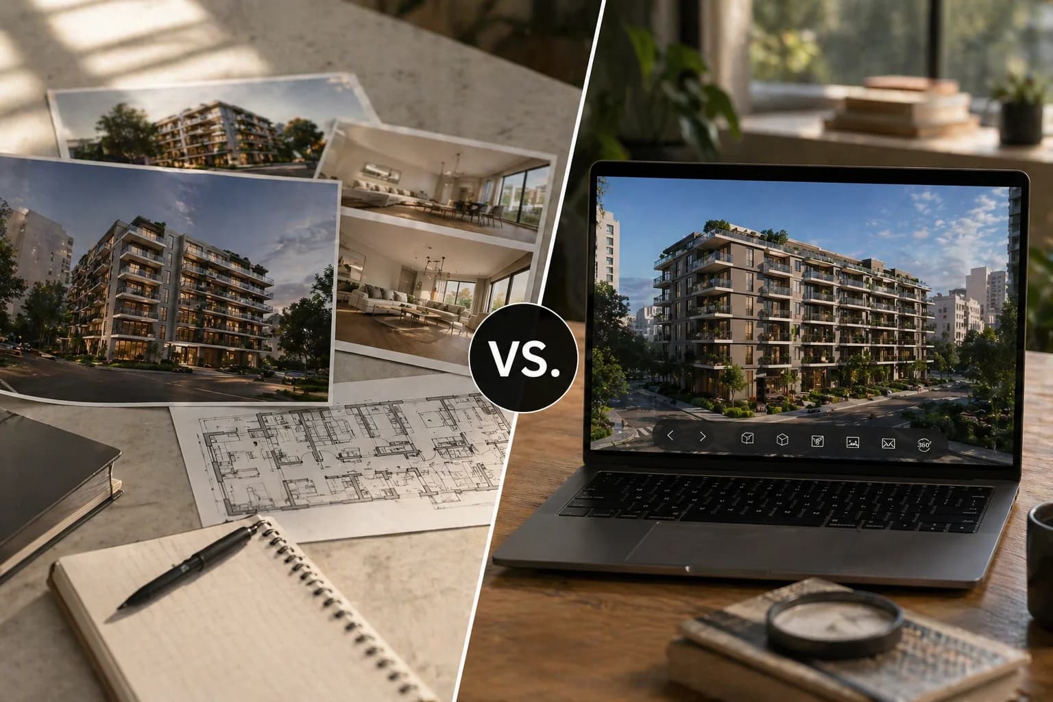 Interactive 3D Showroom vs. Standalone Renders: What Works Better for Presenting a Real Estate Development